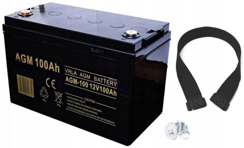 Akumulator AGM 12V 100 Ah 6AKUXAG100