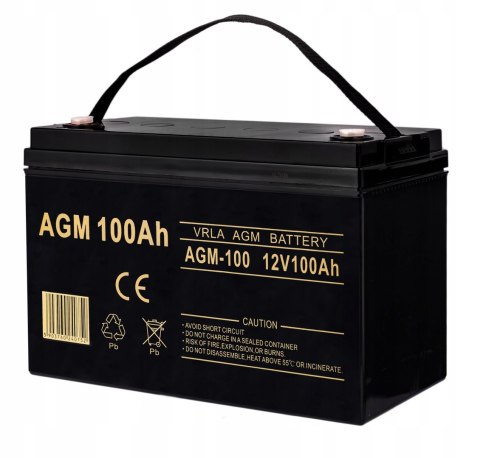 Akumulator AGM 12V 100 Ah 6AKUXAG100