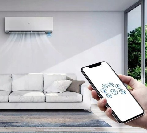 HAIER Klimatyzator SERENE Plus 2,6/3,0kW AS25SBBHRA-MB+1U25DEBFRA-SH CZARNY