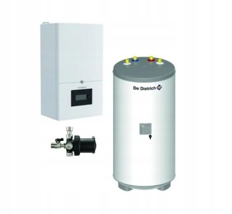 Pakiet kocioł gazowy kondensacyjny MCR4 24/AQUAvie 125 + XS90 De dietrich