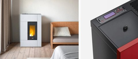Piec na pellet Cadel Spirit 5,2 kW biały