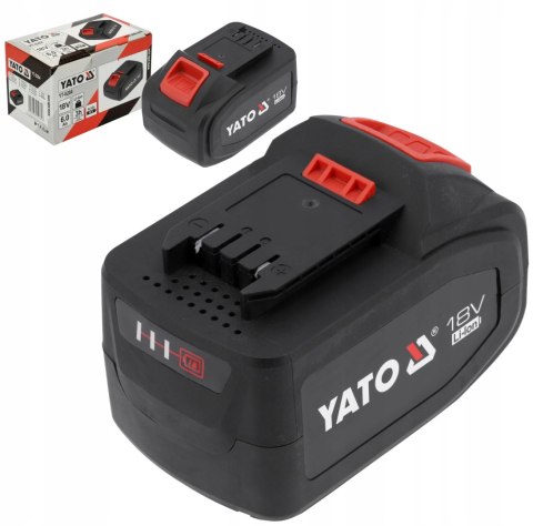YATO AKUMULATOR 18V LI-ION 6,0AH 6Ah BATERIA ŁADOWARKA NARZĘDZI 18V SZYBKA