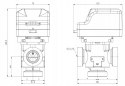 Zawór strefowy 3-drogowy AZV 844 DN25, G1 1/4" Kvs 11 230 V AC AB-B 1684410