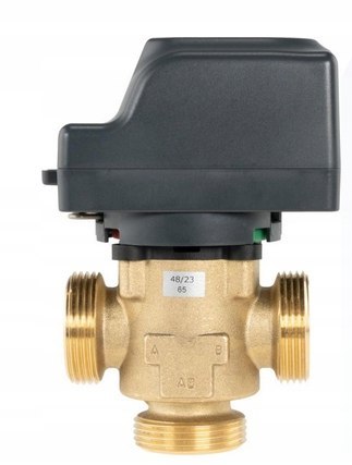 Zawór strefowy 3-drogowy AZV 844 DN25, G1 1/4" Kvs 11 230 V AC AB-B 1684410