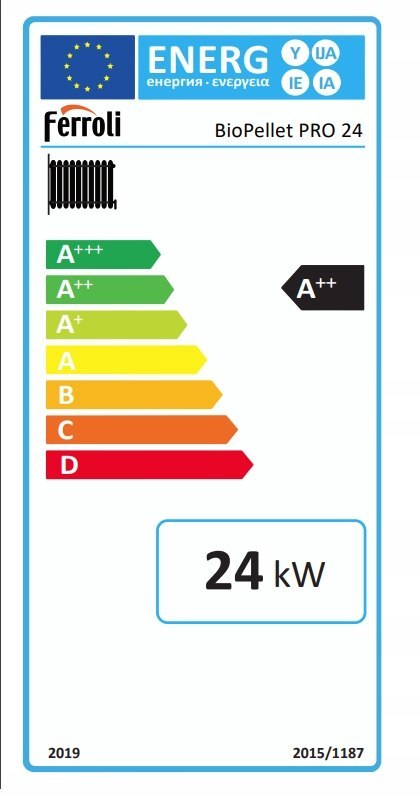 FERROLI PRO 24KW BIOPELLET PIEC KOCIOŁ NA PELLET