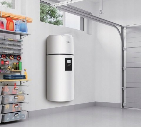 HAIER AQUA M8 ECO MINI POMPA CIEPŁA CWU Z ZASOBNIKIEM 102L 1KW HP110M8-9