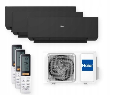 Haier EXPERT Plus Black Matt Klimatyzator 3,5 kW ścienny AS35XCAHRA-MB