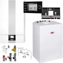 Kocioł kondensacyjny CGB--2-20 z regulatorem BM-2 zasobnik CSW-120 zestaw
