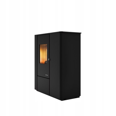 PIEC NA PELLET Eva Calor Vale 8 kW | z nadmuchem | czarny