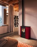 PIEC NA PELLET Eva Calor Vale 8 kW | z nadmuchem | czarny