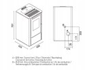 PIEC PIECYK NA PELLET EVA CALOR Thelma 9 kW | z nadmuchem | BEŻOWY TORTORA