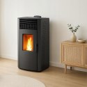 Piec na pellet Anita 12 kW Sannover czarny klasa A+