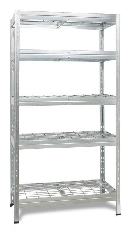 Regał magazynowy metalowy AR SHELVING Rivet 180 x 90 x 45 cm max 300 kg