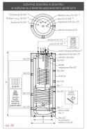 Zbiornik kombinowany akumulacji SG(K KUMULO 300/80l grzałka 2kW 2 wężownice
