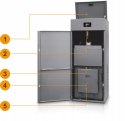 Zestaw Ferroli Piec na pellet BIOPELLET PRO 18 wymiennik ECOUNIT F300 257L