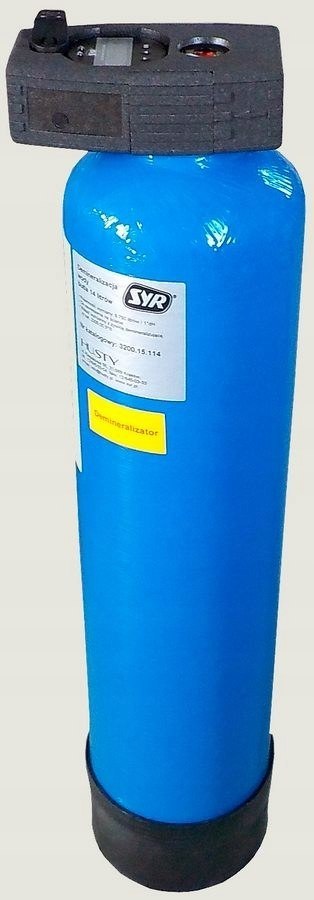 Demineralizator 14L z flanszą DN15 do instalacji CO i CW do 17 500 l