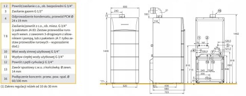 Kocioł kondensacyjny AGC 35 / V 100 HL / Diematic iSystem stojący 100018111