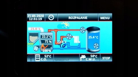 Kocioł na pellet PELLPAL SLIM 8 kW sterownik dotykowy LCD 5 Klasa EcoDesign