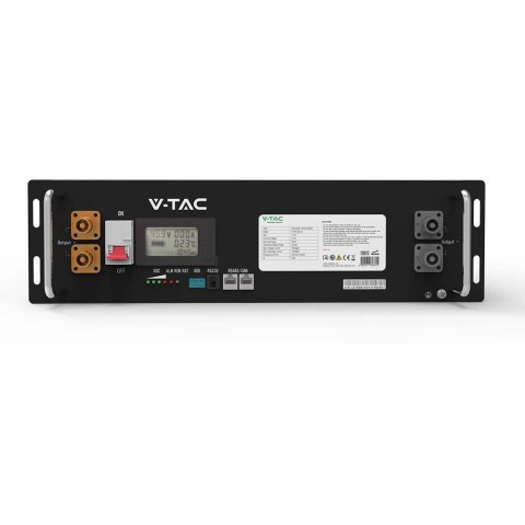 Magazyn energii V-TAC VESTWOODS 5.12 kWh, LiFePO4, 100 Ah, 51.2 V