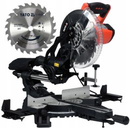 YATO Pilarka Piła UKOŚNICA 1800W z posuwem LASEREM 255mm YT-82173