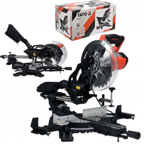 YATO Pilarka Piła UKOŚNICA 1800W z posuwem LASEREM 255mm YT-82173