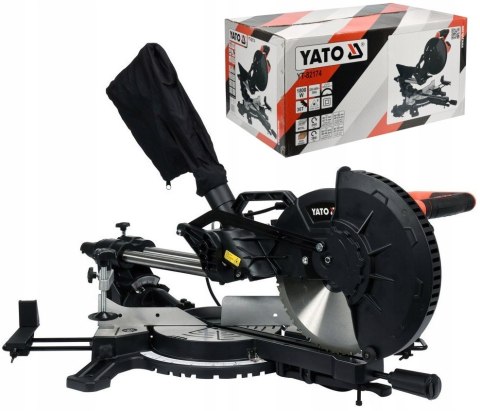 YATO Pilarka Piła UKOŚNICA 1800W z posuwem LASEREM 255mm YT-82173