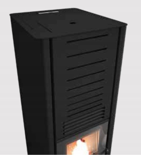 Piec na pellet Eva Calor Karen 9 kW duży zbiornik na pellet 45kg