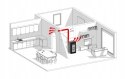 Piec piecyk kominek na pelet pellet Marisa 9kW+DGP z pilotem