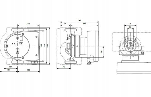 Pompa Magna1 32-120 180 1x230V PN10, 99221281