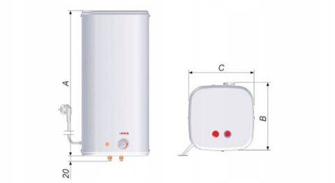 Podgrzewacz wody Biawar 1500 W 5 l 19920
