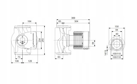 Pompa obiegowa Grundfos MAGNA3 40-180 F 250 2 Grundfos APT950