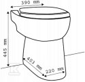 SFA Sanicompact C43 miska WC z rozdrabniaczem