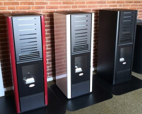 Piec na pellet Eva Calor Karen 9 kW duży zbiornik na pellet 45kg