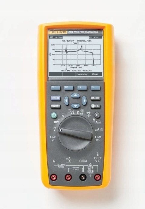 Multimetr przemysłowy TRUE-RMS FLUKE 289/FVF/EUR z oprogramowaniem, 3947812